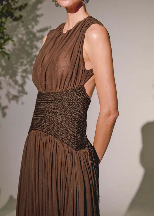 Elowen Dress Brown
