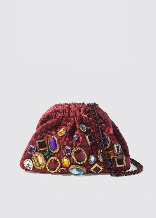 Mosaic Mini Bag Bordeaux