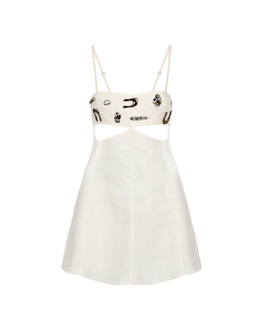 Nola Mini Dress Ivory