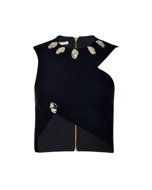 Tala Crop Top Black