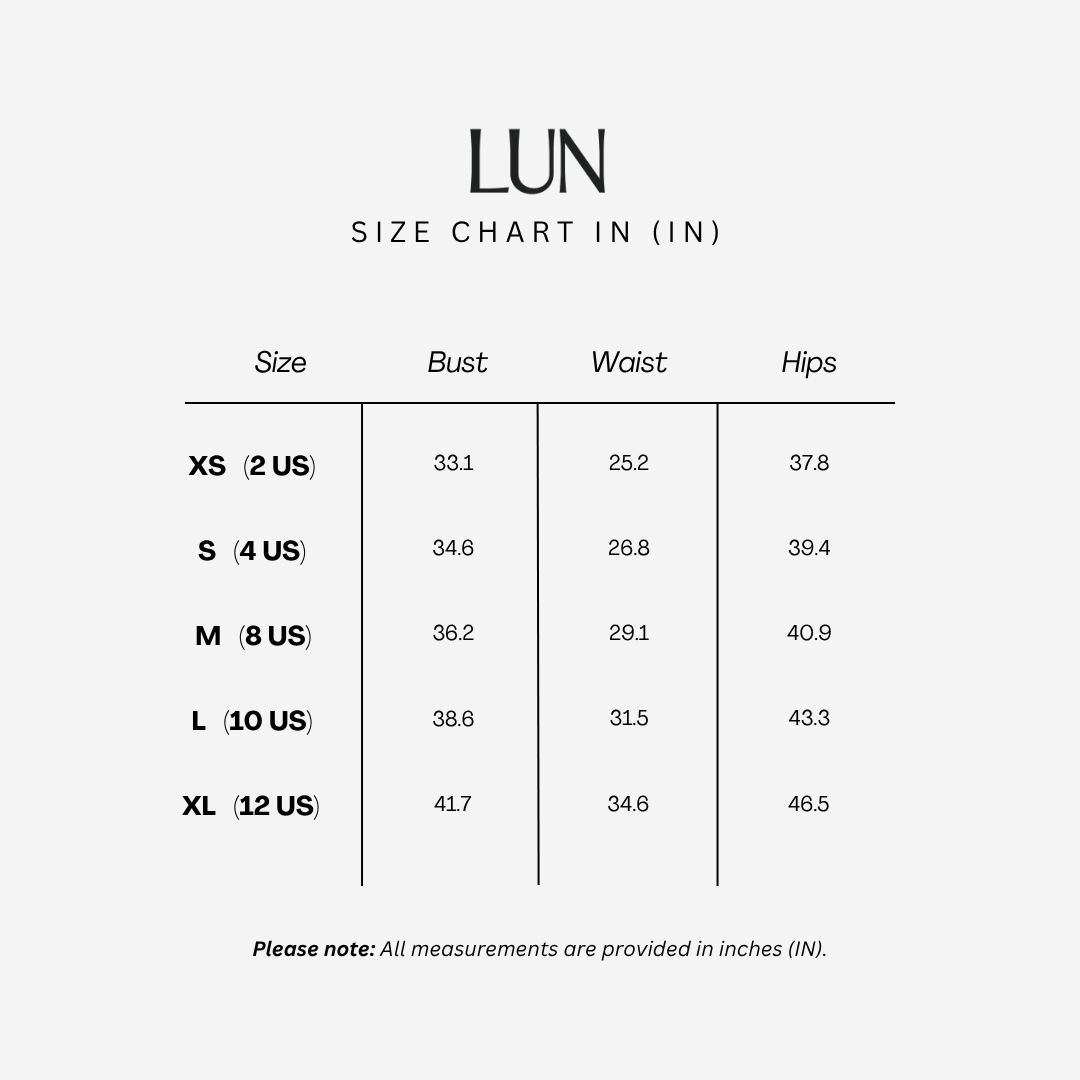 Size Chart CM