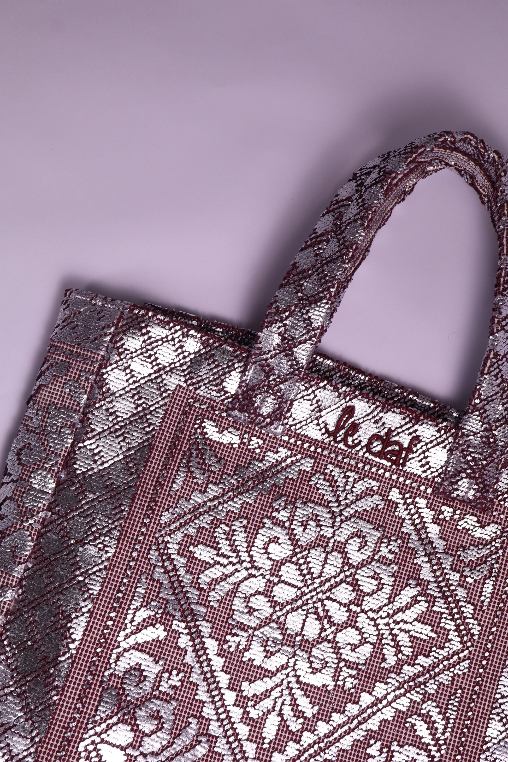 Shopping Lamina Burgundy Silver
