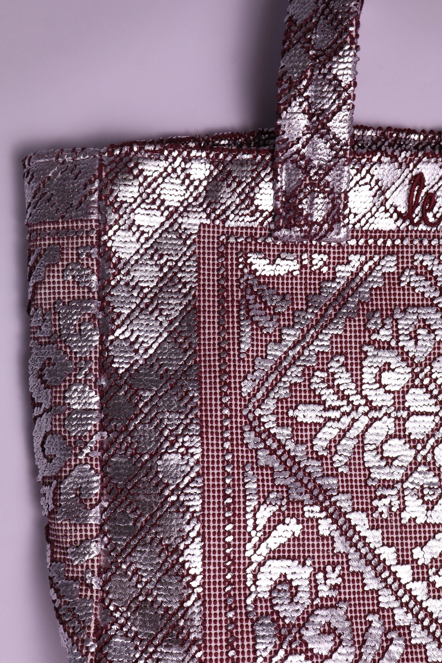 Shopping Lamina Burgundy Silver