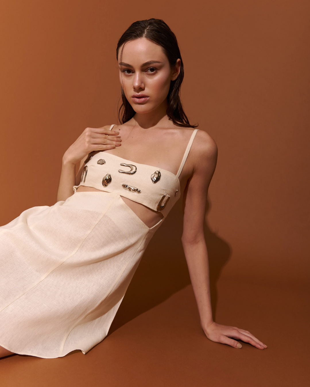 Nola Mini Dress Ivory