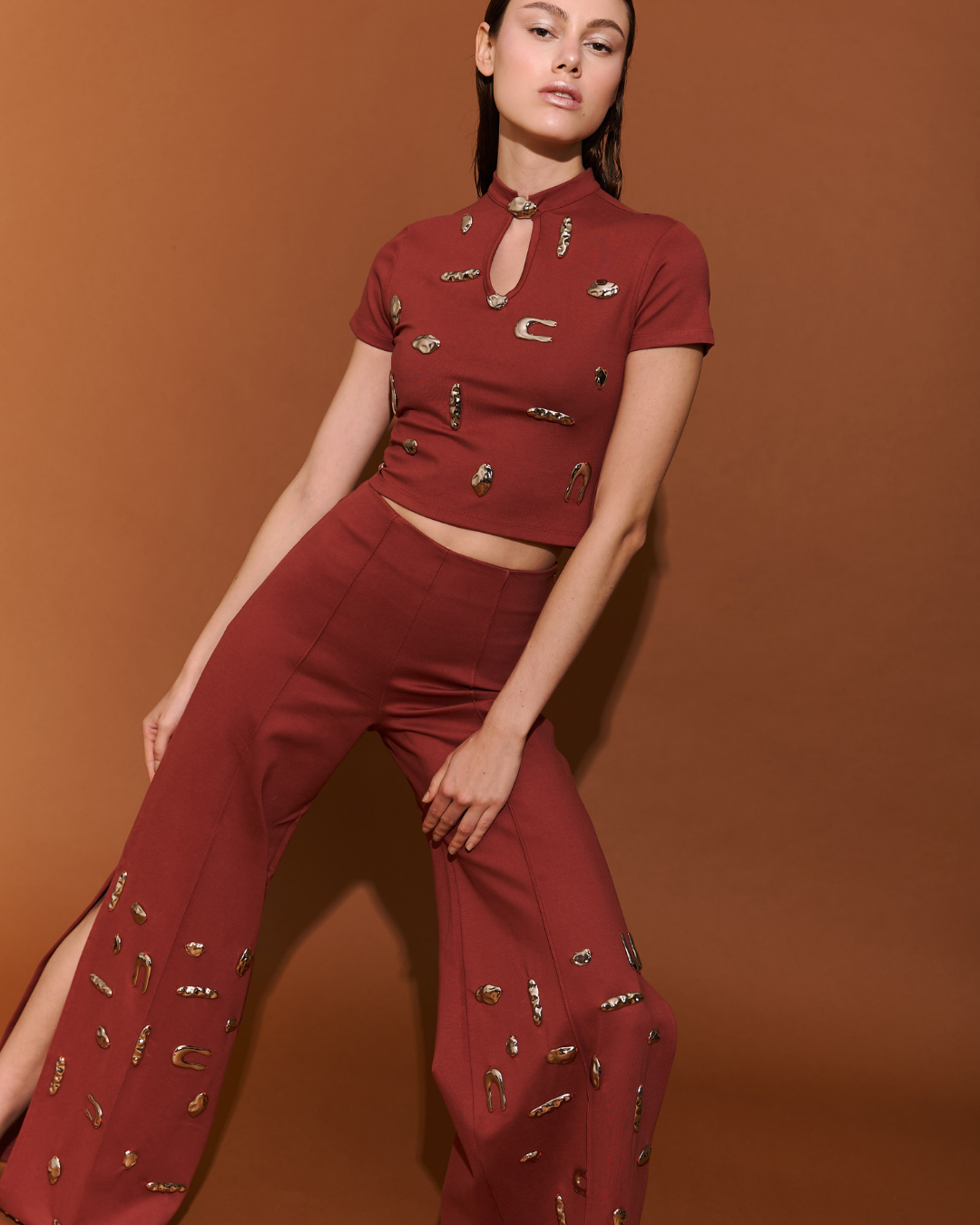 Lunara Pants Terracotta