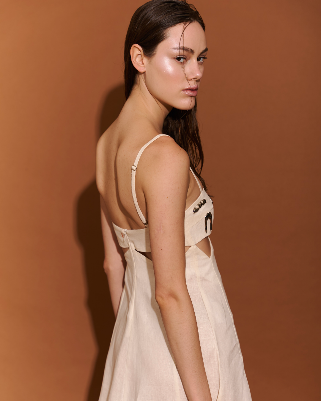 Nola Mini Dress Ivory