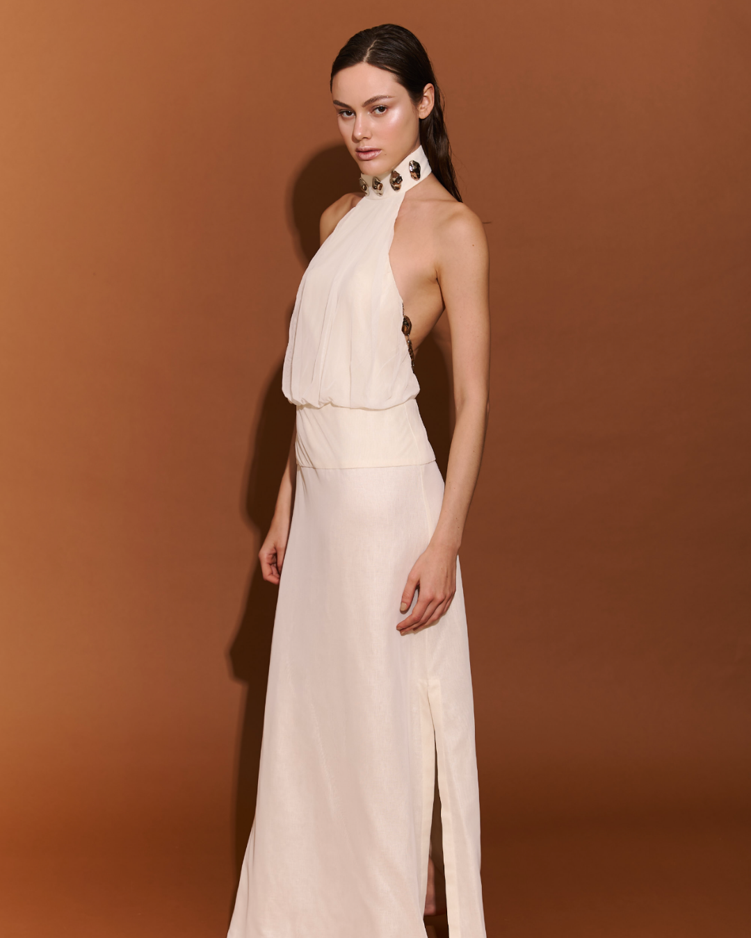 Argenta Maxi Dress Ivory