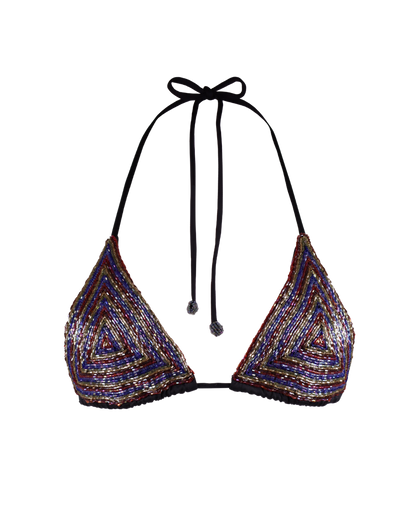 Beaded Triangle Bikini