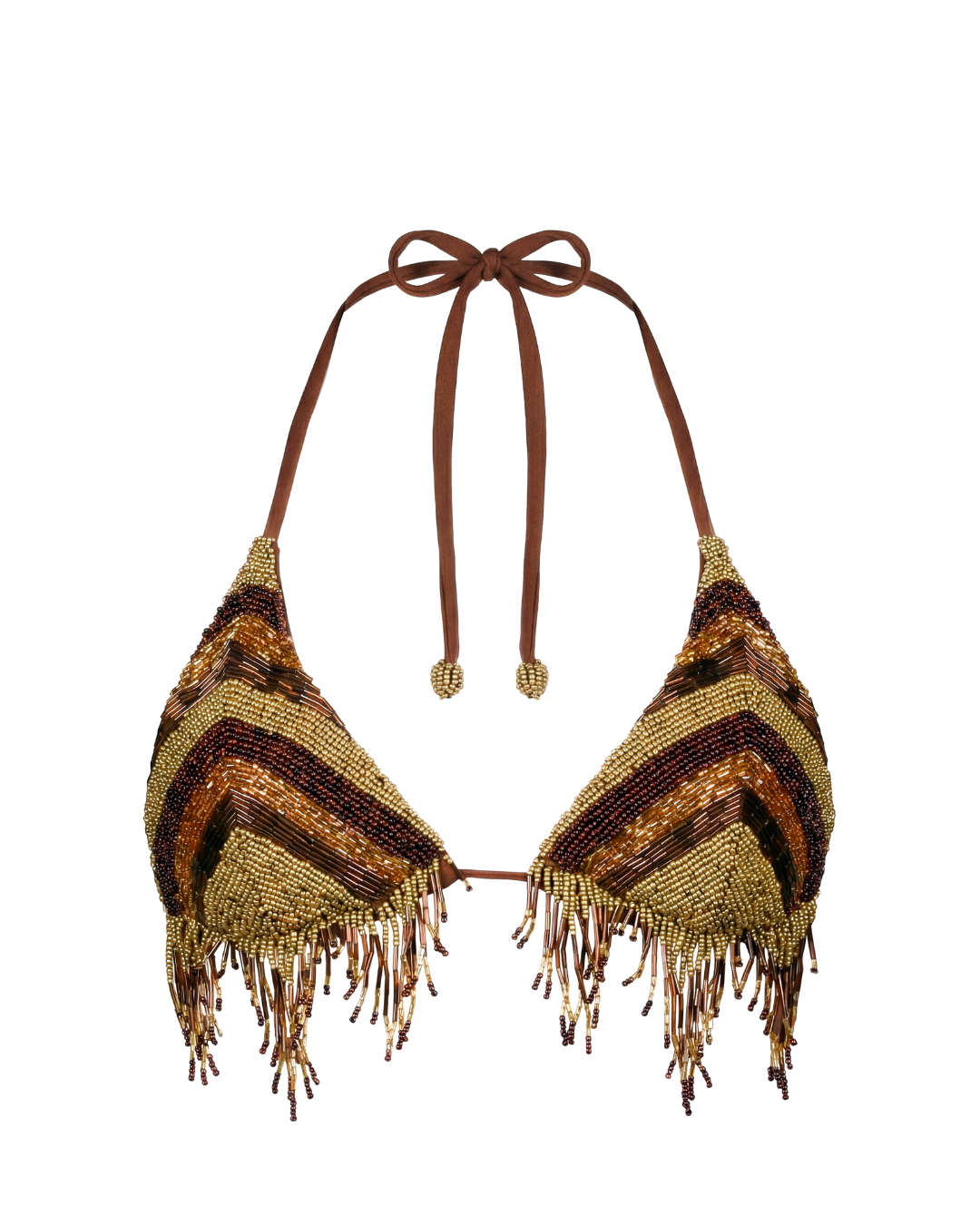 Chevron Brown Bikini