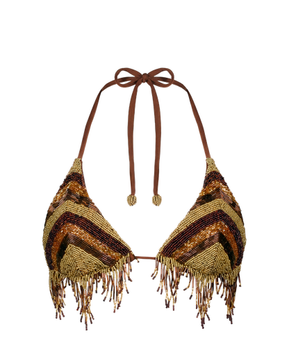 Chevron Brown Bikini