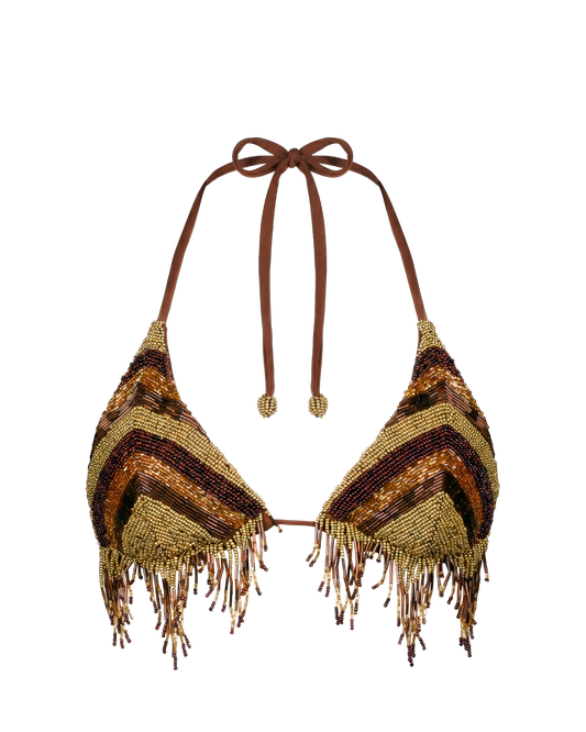 Chevron Brown Bikini
