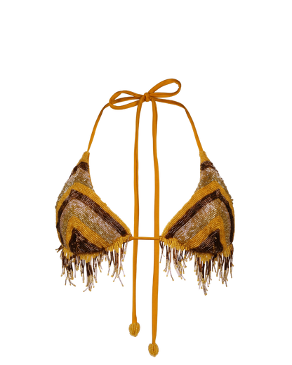 Chevron Mustard Bikini
