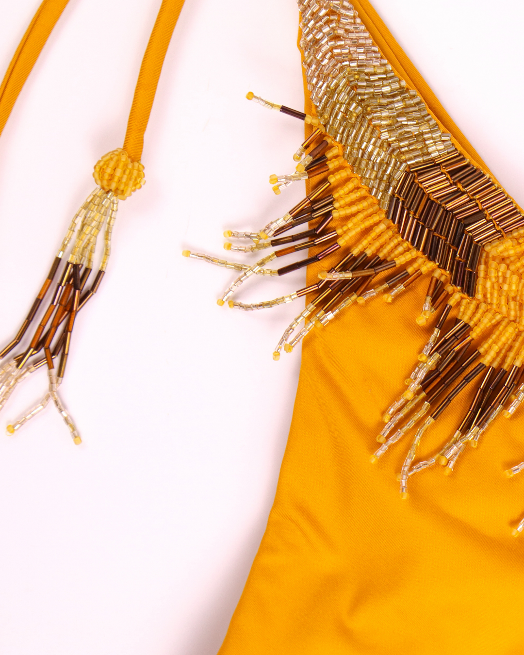 Chevron Mustard Bikini