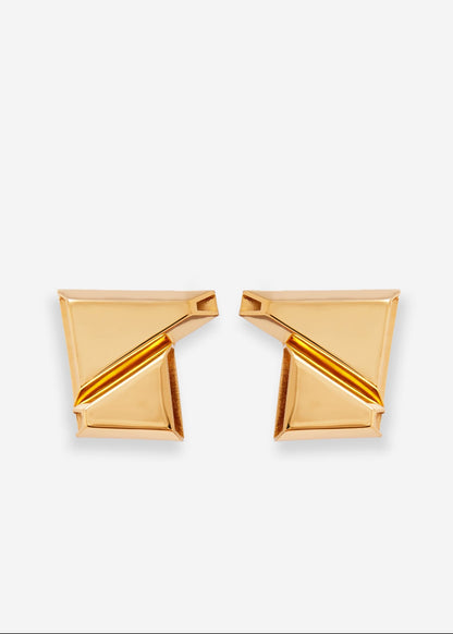 Construction Earrings Gold