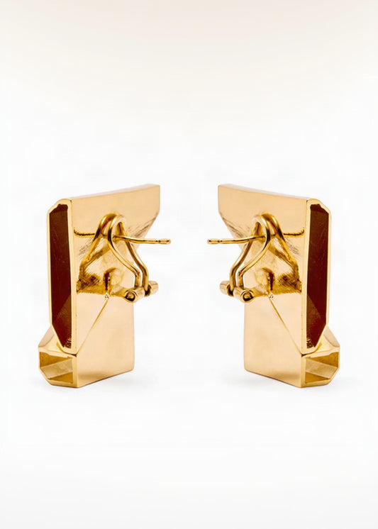 Construction Earrings Gold