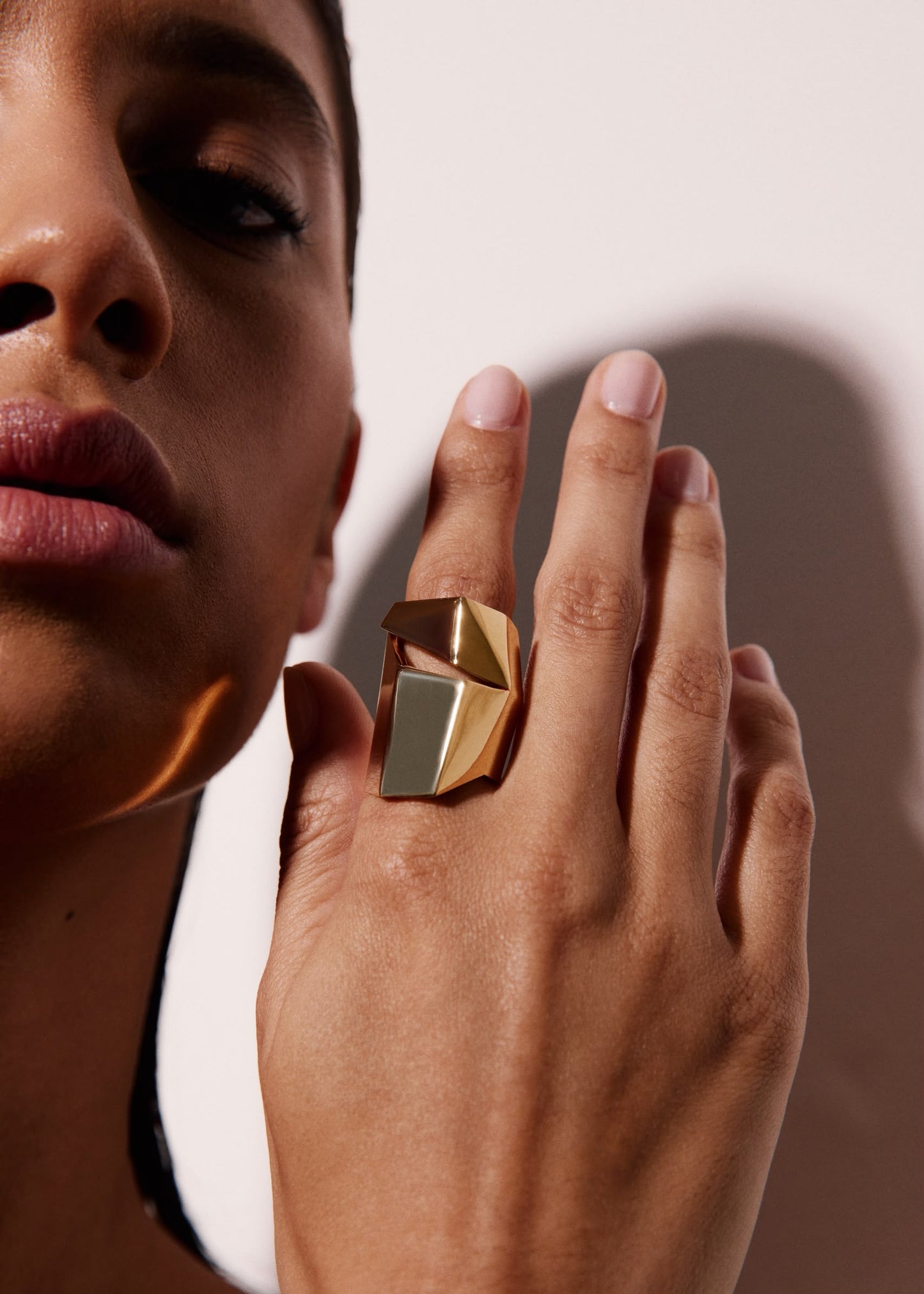 Cubism Ring Gold