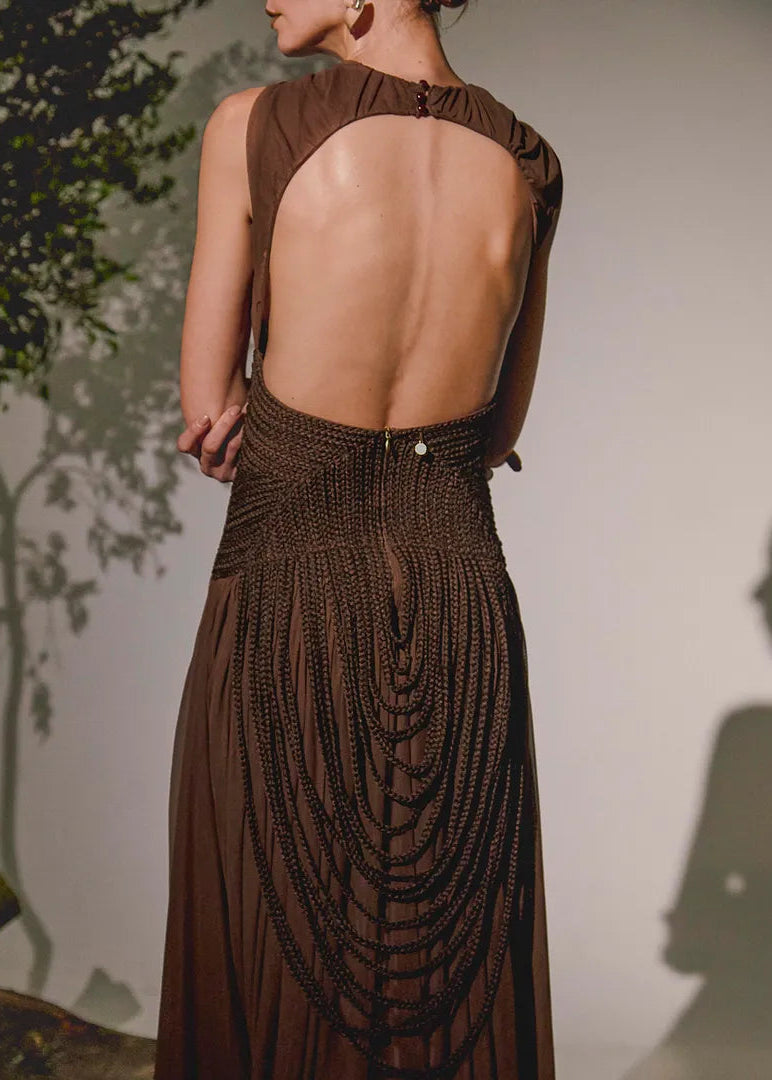 Elowen Dress Brown