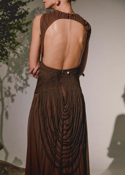 Elowen Dress Brown