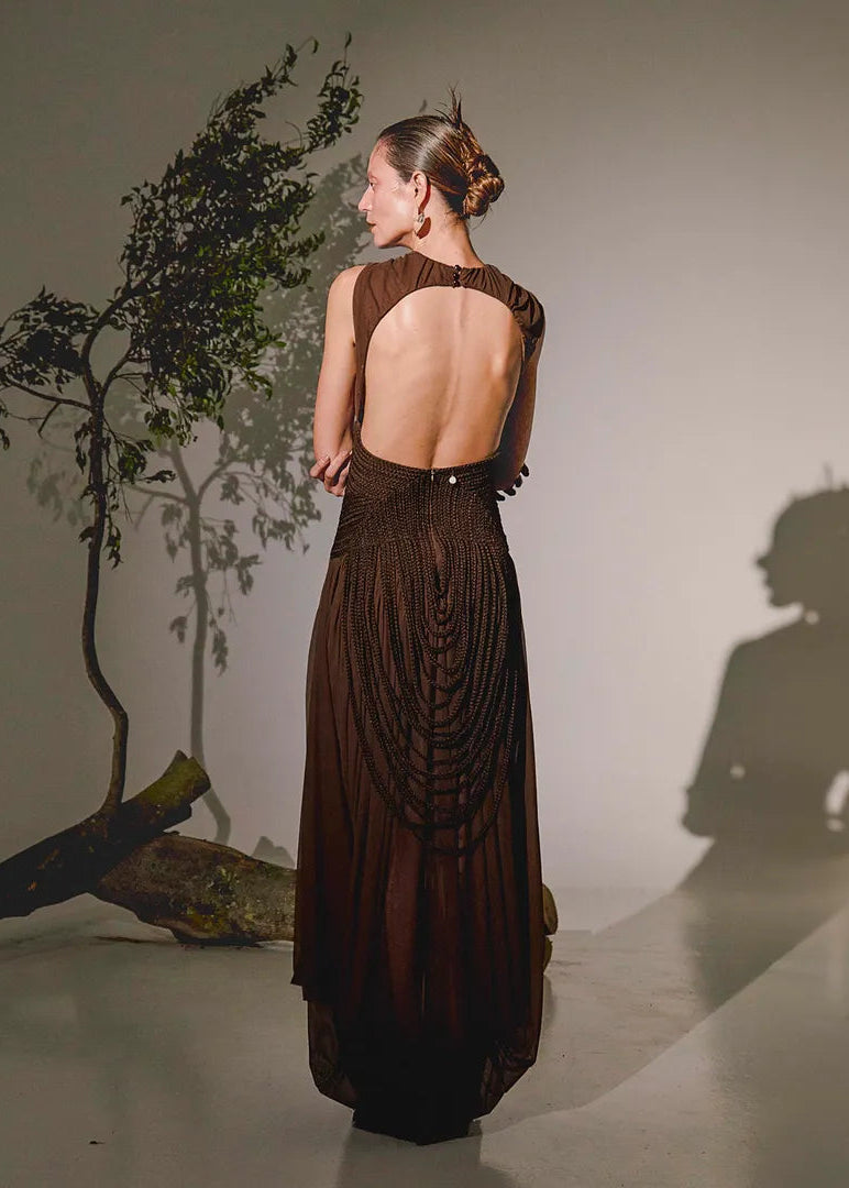 Elowen Dress Brown
