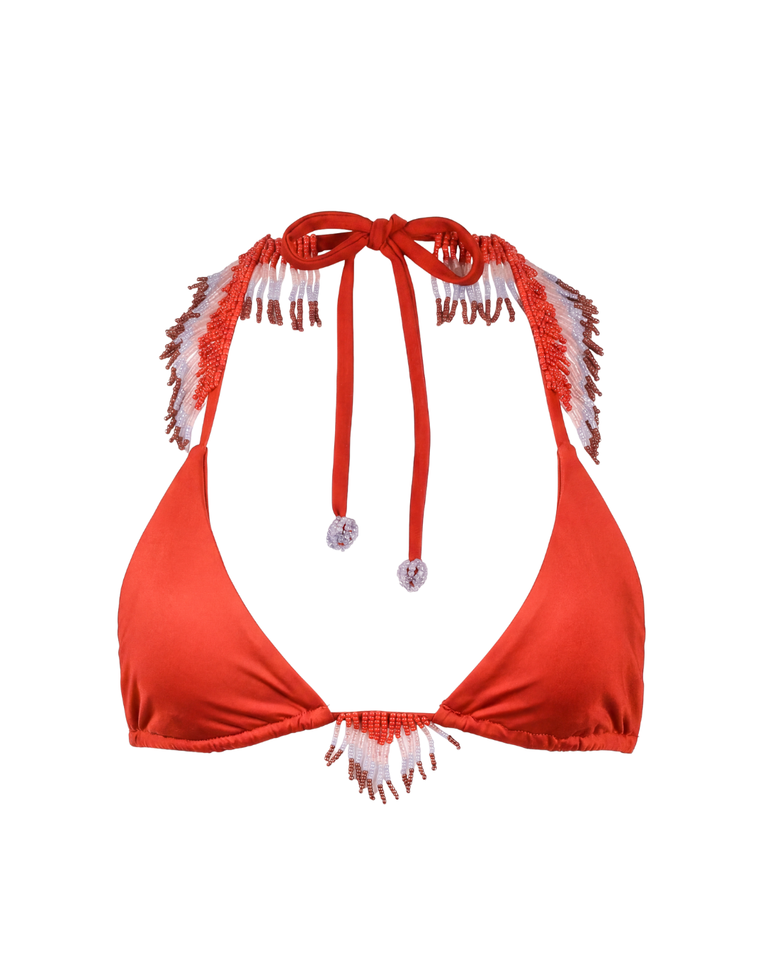 Fringes in Red Bikini
