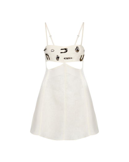 Nola Mini Dress Ivory