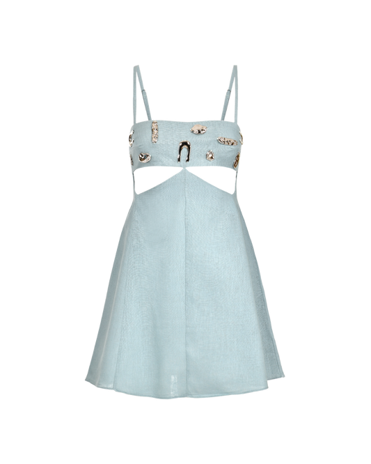 Nola Mini Dress Teal