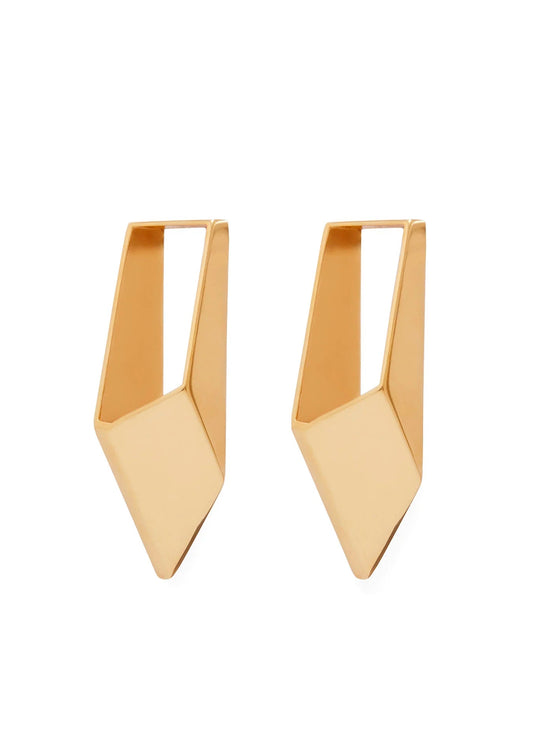 Oblique Earrings Gold