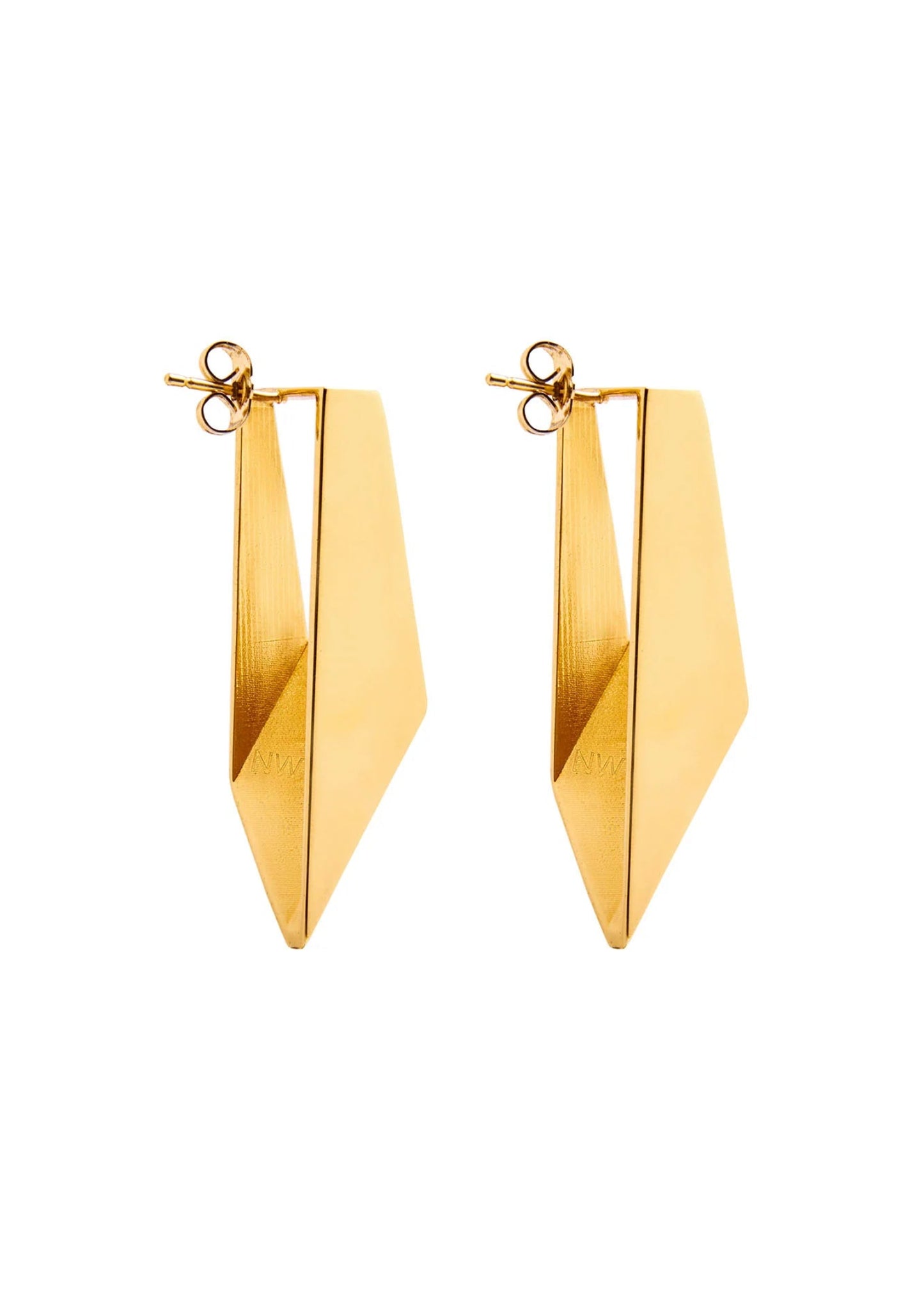 Oblique Earrings Gold