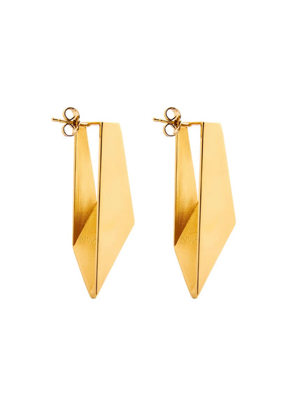 Oblique Earrings Gold