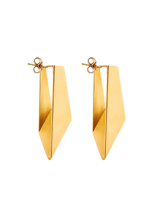 Oblique Earrings Gold