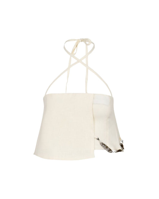 Rhomb Top Ivory