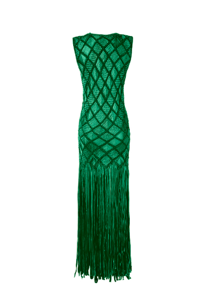 Mila Dress Emerald Green