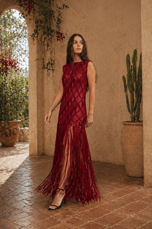 Bruna Dress Cherry