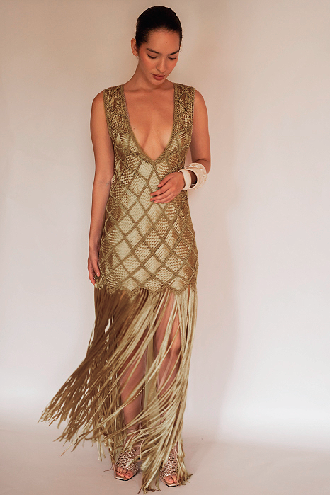 Mila Dress Gold