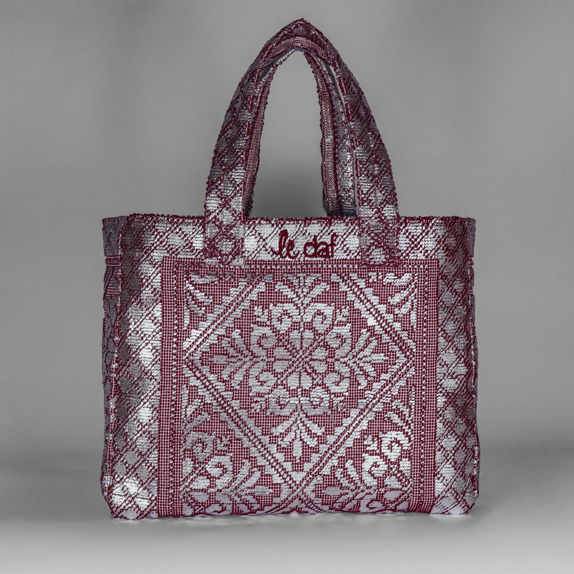 Shopping Lamina Burgundy Silver