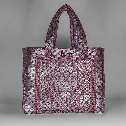 Shopping Lamina Burgundy Silver